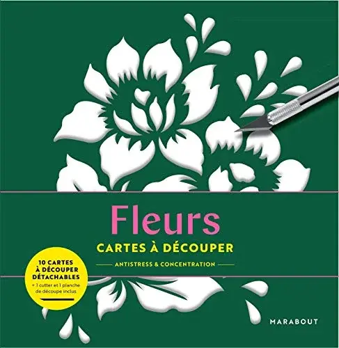 Couverture : Cartes à découper: Fleurs