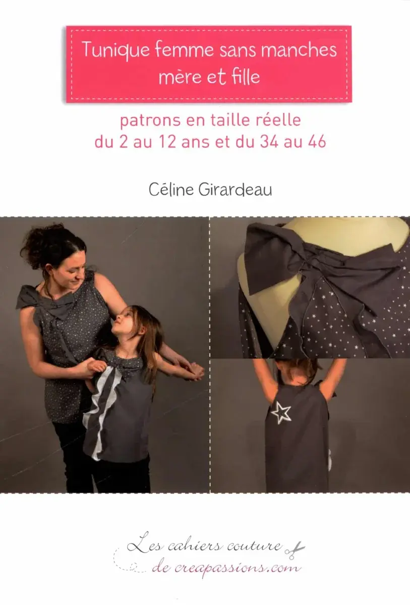 Couverture : Tunique femme sans manches mère et fille