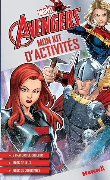 Couverture : Marvel Avengers: Mon kit d'activités: Kit d'activités et de coloriage: Dès 5 ans