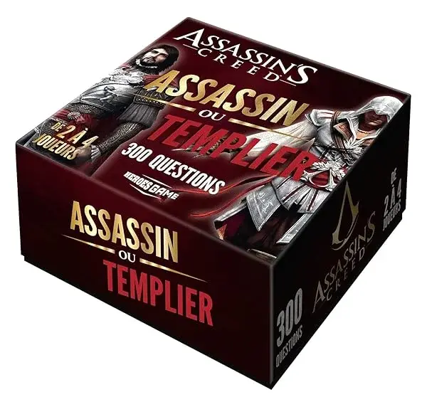 Couverture : Boîte Assassin ou Templier: 300 questions