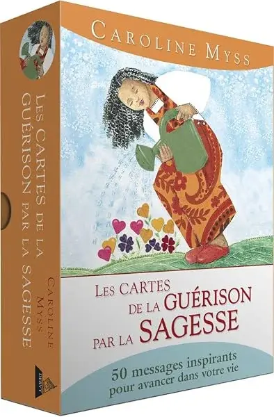 Couverture : Les Cartes de la guérison par la sagesse: 50 messages inspirants pour avancer dans votre vie