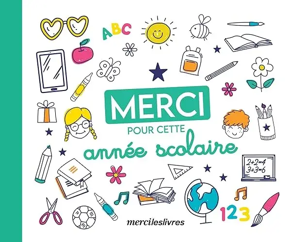 Couverture : Merci pour cette année scolaire