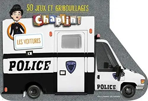 Couverture : 50 Jeux et gribouillages : les voitures