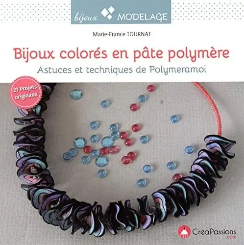 Couverture : Bijoux colorés en pâte polymère