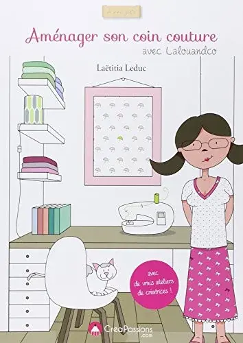 Couverture : Aménager son coin couture avec Lalouandco
