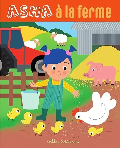 Couverture : Asha à la ferme