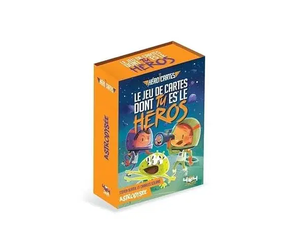 Couverture : Héroïcartes : Astrodyssée: Jeu de cartes dont tu es le héros: De 8 à 12 ans
