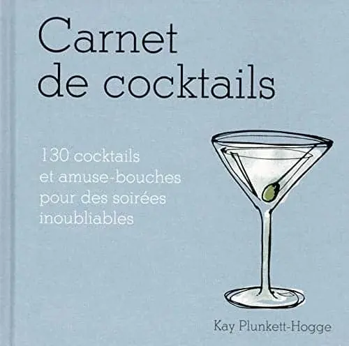 Couverture : Carnet de cocktails