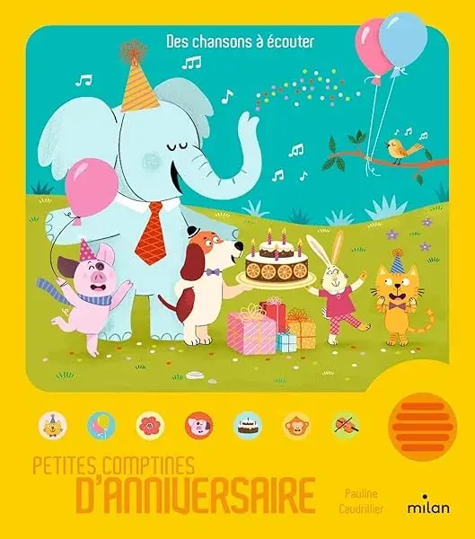 Couverture : Petites comptines d'anniversaire