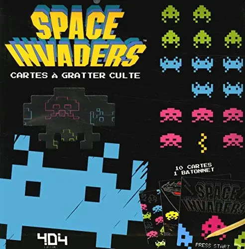 Couverture : Space Invaders: Cartes à gratter culte