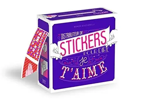 Couverture : Distributeur de stickers pour dire je t'aime