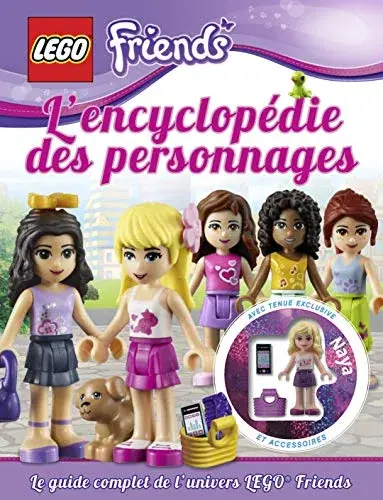 Couverture : LEGO FRIENDS, L'ENCYCLOPEDIE DES PERSONNAGES