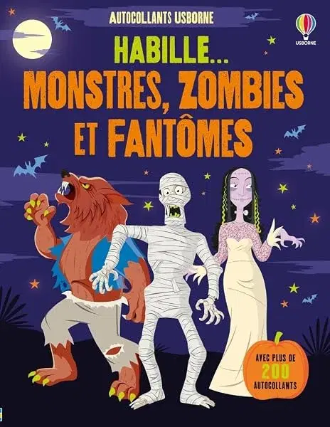 Couverture : Habille… Monstres, zombies et fantômes: Dès 5 ans