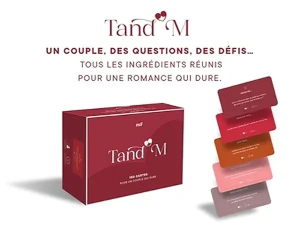 Couverture : Tand'M: 150 cartes pour un couple qui dure !: Un couple, des questions, des défis…
