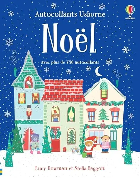 Couverture : Noël: Autocollants Usborne: Dès 5 ans