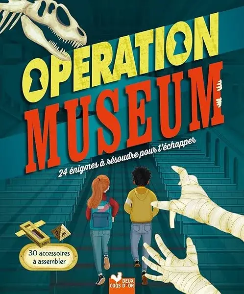 Couverture : Opération Museum: livre avec accessoires papier