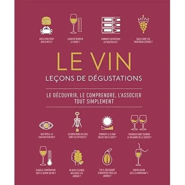 Couverture : Le vin : leçons de dégustation