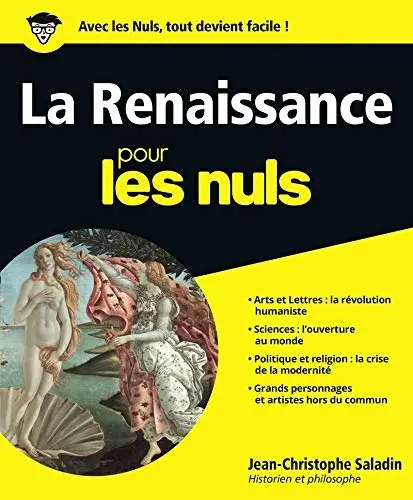 Couverture : La Renaissance pour les Nuls grand format