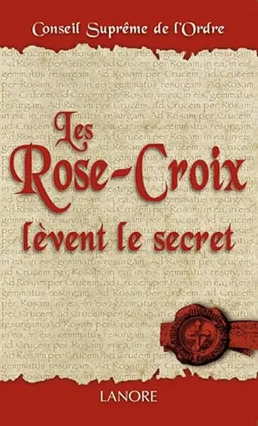 Couverture : Les Rose-Croix lèvent le secret