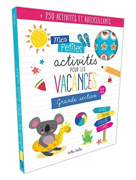 Couverture : Mes petites activités pour les vacances: Grande section