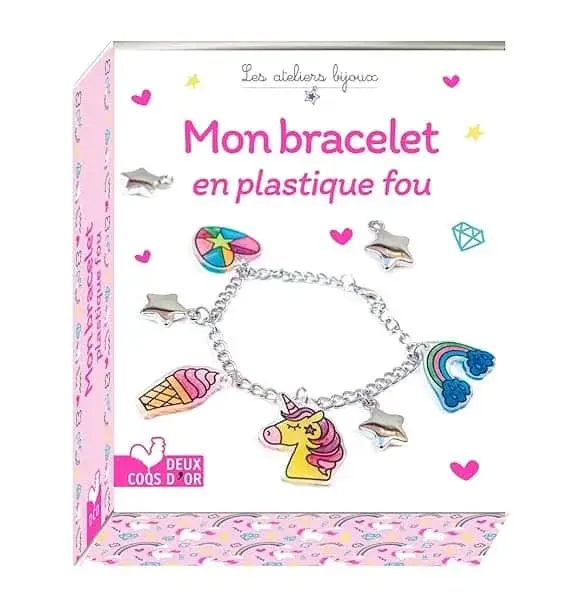 Couverture : Mon bracelet en plastique fou: mini coffret avec accessoires