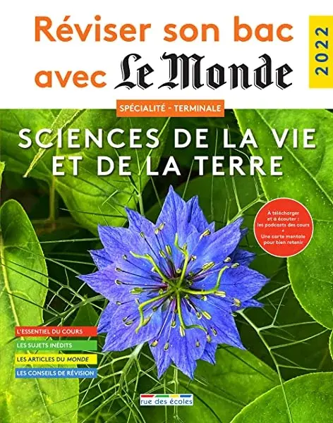 Couverture : Réviser son bac avec le Monde 2022, Spécialité Sciences de la vie et de la Terre