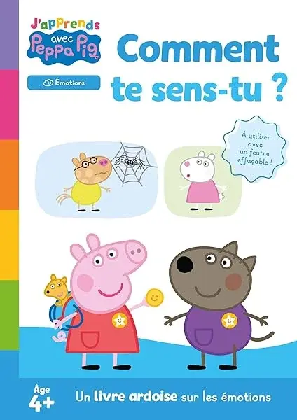 Couverture : Peppa Pig: J'apprends avec Peppa: Comment te sens-tu ?