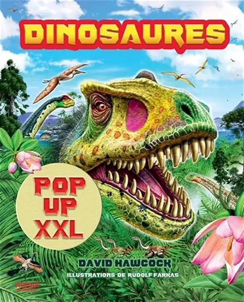 Couverture : Dinosaures pop-up XXL