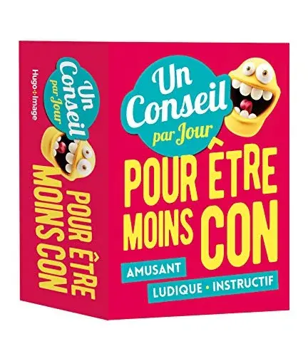 Couverture : Un Conseil par jour pour être moins con 2019