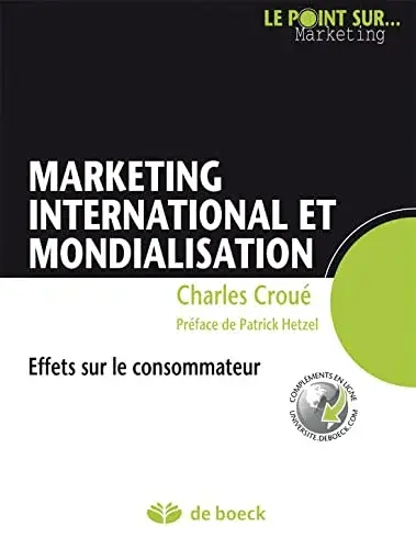 Couverture : Marketing international et mondialisation: Effets sur le consommateur