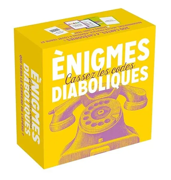 Couverture : Boîte Énigmes diaboliques: Cassez les codes