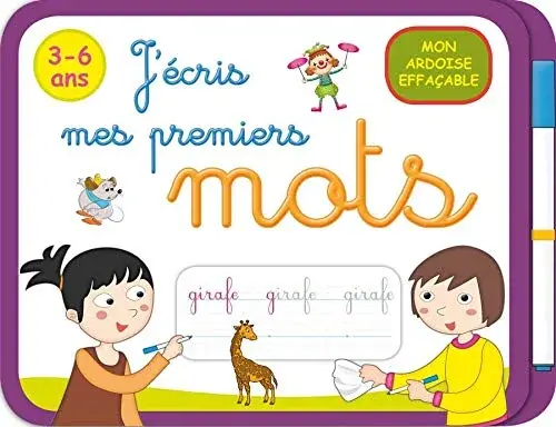 Couverture : J’apprends a écrire mes premiers mots
