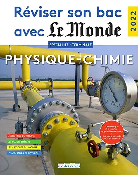 Couverture : Réviser son bac avec le Monde 2022, Spécialité Physique-chimie