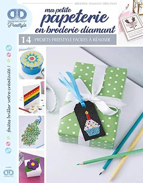 Couverture : Ma petite papeterie en broderie diamant: 14 projets freestyle faciles à réaliser
