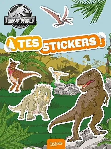 Couverture : Jurassic World: À tes stickers!: À tes stickers! NEW