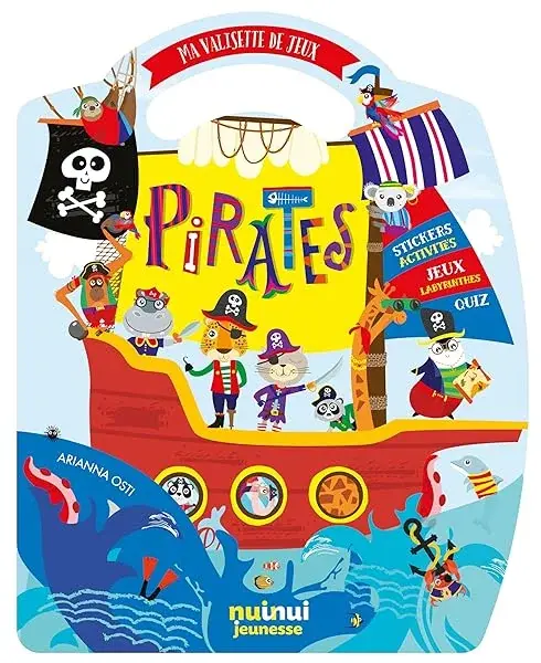 Couverture : Pirates: ma valisette de jeux
