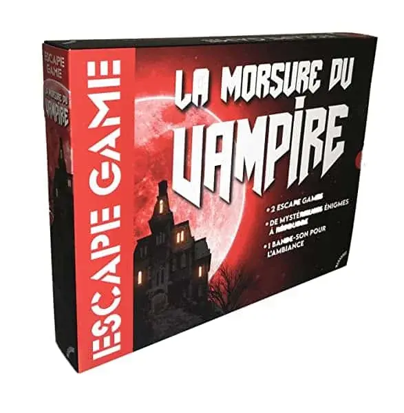 Couverture : Boîte de jeu Escape : La morsure du Vampire