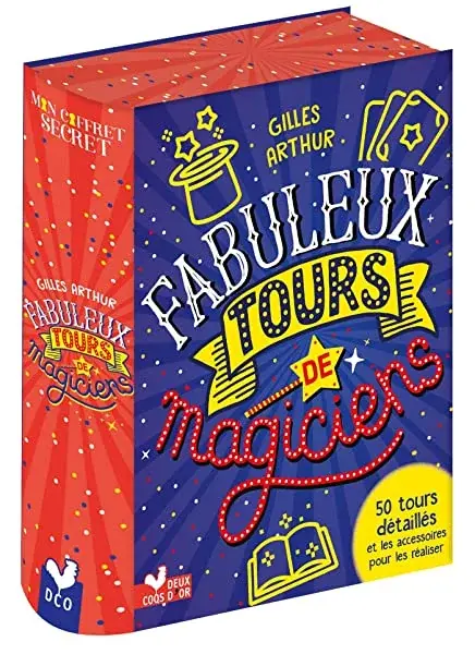 Couverture : Mes secrets de magicien: coffret avec accessoires