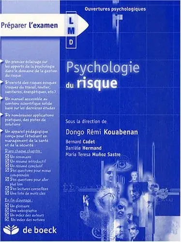 Couverture : Psychologie du risque