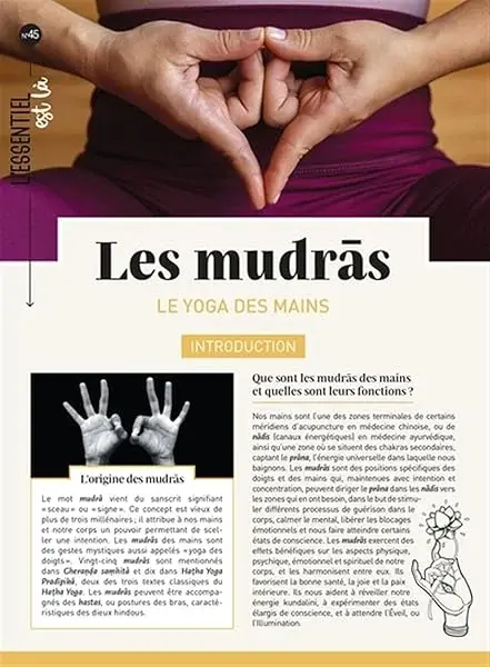 Couverture : Les mudras: Le yoga des mains