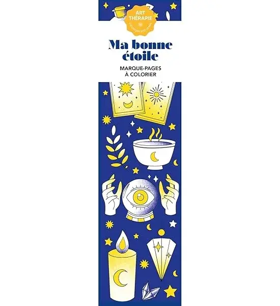 Couverture : Marque-pages Art-thérapie Ma bonne étoile