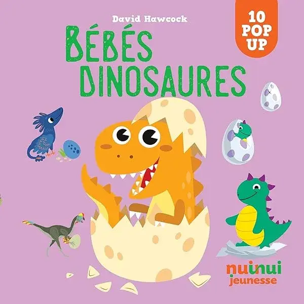 Couverture : Saisissants pop-up: Bébés dinosaures