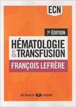 Couverture : Hématologie et transfusion