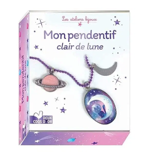 Couverture : Mon pendentif clair de lune: mini coffret avec accessoires