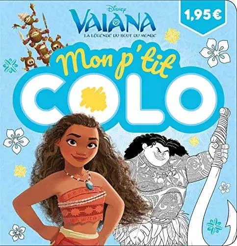 Couverture : VAIANA: Mon P'tit Colo: Disney