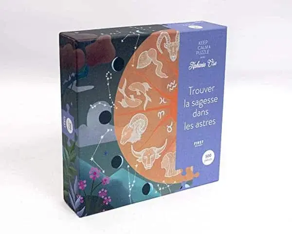 Couverture : Coffret puzzle Astrologie "trouvez la sagesse dans les astres": puzzle 500 pièces: Keep calm and puzzle
