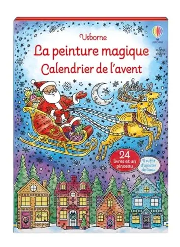 Couverture : La peinture magique: Calendrier de l'avent: dès 5 ans