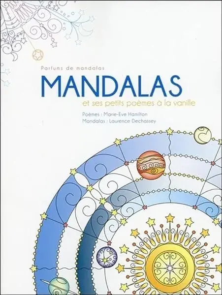 Couverture : Mandalas et ses petits poèmes à la vanille