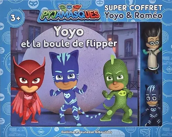 Couverture : Les Pyjamasques : Yoyo et la boule de flipper : Super coffret Yoyo et Roméo: dès 3 ans