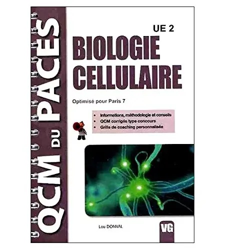 Couverture : Qcm paces biologie cellulaire optimise pour paris 7e